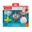 Fisher-Price, sensoryczne kuleczki, 5 szt., zabawka niemowlęca