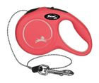 Flexi, New Classic, smycz, rozmiar XS, linka, 3 m, do 8 kg, czerwony