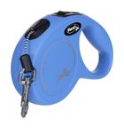 Flexi, New Classic, smycz, rozmiar XS, linka, 3 m, do 8 kg, niebieski