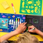 Floss & Rock, Ocean, szkicownik z kredowymi pisakami