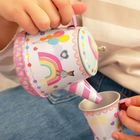 Floss & Rock, Przyjaciółki, zestaw do herbaty z grającym czajniczkiem, 9 elementów