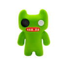 Fuggler, Oogah Boogah Leopard, Squidge Yellow, Rabid Rabbit Lilac, Indecisive Monster Green, figurki kolekcjonerskie, 4 szt.
