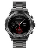Garett, Atom, smartwatch czarny stalowy
