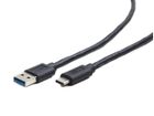 Gembird, kabel, USB Type-C(M)-AM 3.0, 1.8m, czarny