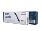 Gembird, uchwyt na monitor, z portami USB, regulowany, 17"-32"