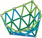 Geomag, Classic Recycled, konstrukcyjne klocki magnetyczne, 142 elementów