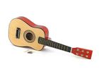 Gitara drewniana strunowa, zabawka muzyczna