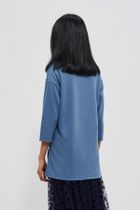 Golf damski, niebieski, Moodo