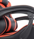 Gordon Trade, fotel gamingowy kubełkowy, regulowany, czerwony