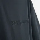 Granatowy t-shirt z bawełny czesanej oversize NOWEAR