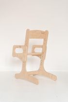 Grawersi, krzesełko regulowane, naturalne