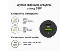 Green Cell, ładowarka samochodowa, PowerRide Nano38, 38W, 6A, 1xUSB-C, 1xUSB-A