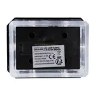 GreenBlue, lampa solarna LED na słupek, daszek kopertowy, 60-40 mm, 3200K GB125 WW