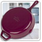 Hage, emaliowana patelnia żeliwna, fioletowa, 26 cm