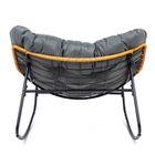 HaloFuture, bujany fotel, kokon skandynawski XL, szary