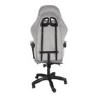 HaloFuture, fotel gamingowy, z podnóżkiem, szary