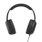 Hama, Fun C, słuchawki przewodowe, nauszne, z mikrofonem, USB‑C, czarne