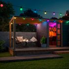 Hama, inteligentny łańcuch świetlny LED, wlan, zewnętrzny IP44, kolorowy, 8 m