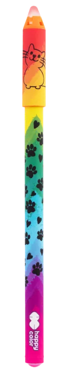 Happy Color, Miaow! długopis wymazywalny, niebieski, 0,5 mm, 1 szt.