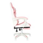 Hedo, fotel gamingowy, obrotowy, różowy