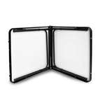 Hedo, zestaw stół turystyczny i 4 krzesła, składany w walizkę, 5w1, brązowy