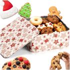 Hit, pojemnik na ciastka, metalowy, puszka świąteczna, 15-15-6,5 cm