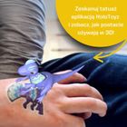 HoloToyz, tatuaże AR z dźwiękiem, Jurassic Dinos