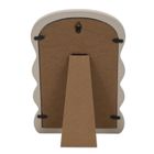 Home Styling Collection, dekoracyjne lustro w falistej ramie, 18-26 cm