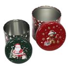 Home Styling Collection, świąteczny zestaw metalowych pojemników w różnych rozmiarach, 2 szt.