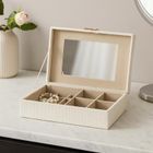 Home Styling Collection, szkatułka na biżuterię z kokardą, 25-7,5-15,5 cm