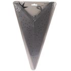 Home Styling Decoration, gwiazda dekoracyjna, papierowa, ażurowa, szara, 75 cm