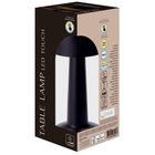 Home Styling Decoration, lampka stołowa, 21 LED, czarna, 21 cm