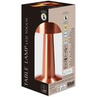 Home Styling Decoration, lampka stołowa, 21 LED, miedziana, 21 cm