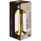 Home Styling Decoration, lampka stołowa, 21 LED, złota, 21 cm