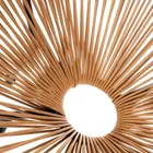 Homla, Acapulco Fiesta, fotel z okrągłej linki technorattan naturalny, 71-71-80 cm