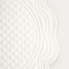 Homla, Alven, maty stołowe, ecru okrągłe z pikowaniem, 38 cm, 2 szt.