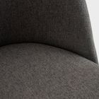 Homla, Ampla, krzesło, ciemnoszare, 47-56-78 cm