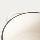 Homla, Andreas, garnek żeliwny, beżowy tradycyjny, 24 cm, 4l