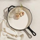 Homla, Andreas, patelnia żeliwna, beżowo-czarna, 26 cm