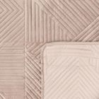 Homla, Aurum, narzuta welwetowa z pikowaniem, złota, 220-240 cm, 745577