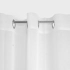 Homla, B2 Essentials Milan With Pears, Rings, firanka, biała z perłami na kołach, 140-250 cm