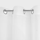 Homla, B2 Essentials Swiss Voal Rings, firanka, biała swiss woal na kółkach, 160-300 cm