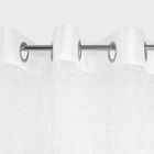 Homla, B2 Essentials Voal With Flock, Rings, firanka, biała woal z nadrukiem, 140-250 cm