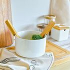 Homla, B2 Fincan, misa do sałat z bambusowymi łyżkami, 17 cm