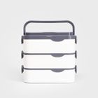 Homla, B2 Mesa, lunchbox, trzypiętrowy, 2l