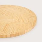 Homla, Bambou, deska do krojenia, okrągła, w jodełkę, 30-40 cm