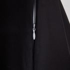 Homla, Bamsa, pościel, gładka z satyny bambusowej czarna, 200-220 cm