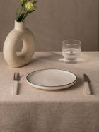 Homla, Blyde, talerz, z zielonym rantem, 20 cm