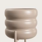 Homla, Buuble, kwietnik potrójny, beżowy, 36-25-60 cm