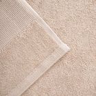 Homla, Cellen, ręcznik, beżowy z domieszką lyocellu, 50-90 cm